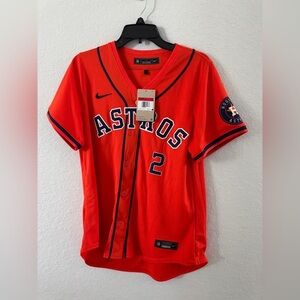 NWT Nike houston Astros women Bergman jersey orange Sz L